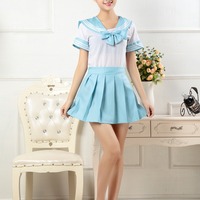 Seven-color elastic four-season college student uniform sailor suit game uniform role play - Thumbnail 2