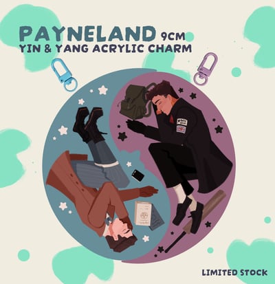 Paynland Yin & Yang Acrylic Charm
