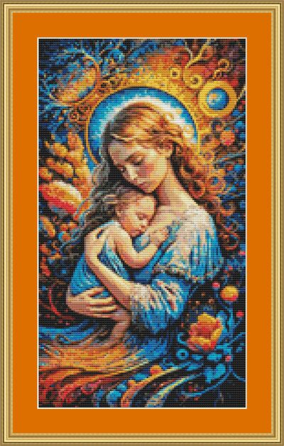 Mother Cross Stitch Pattern