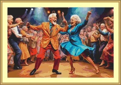 Joy Of Dancing Cross Stitch Pattern