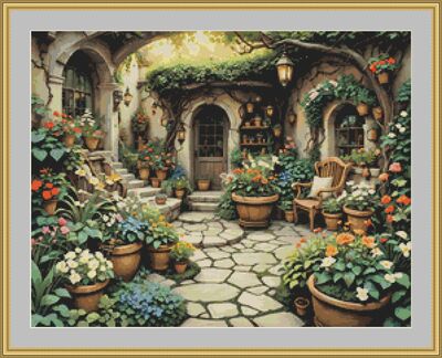 In Full Bloom Cross Stitch Pattern