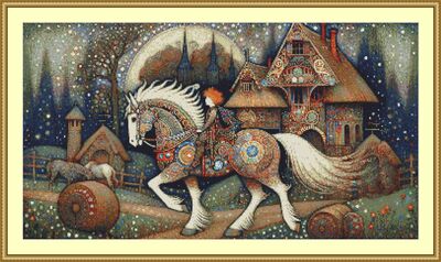 Fantasy Horse Cross Stitch Pattern