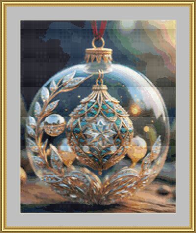 Fantasy Bauble Cross Stitch Pattern