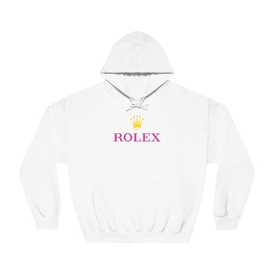 R O L E X ( PINK LOGO ) HOODIE