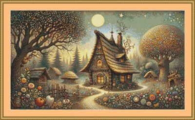 Enchanted Cottage Cross Stitch Pattern