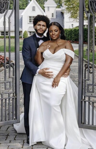 Off the Shoulder African Girls Wedding Dress Bridal Gowns