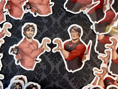 Hannigram Heart Hands decal set