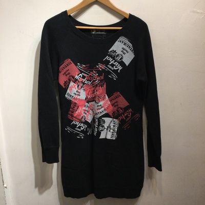 Hysteric Glamour x Andy Warhol cambel cans sweatshirt dress 2015