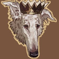 Wooden/Acrylic charms: BORZOI - Thumbnail 2