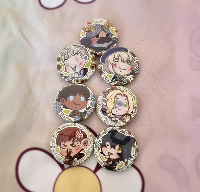 Delicious in dungeon buttons