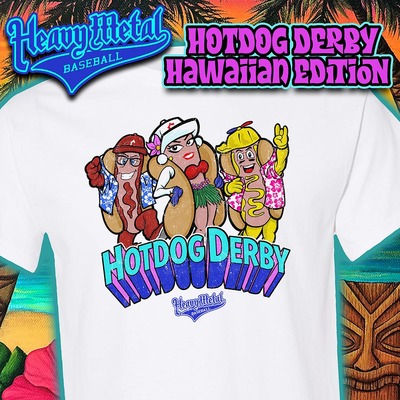 HOTDOG DERBY - HAWAIIAN EDITION - WHITE