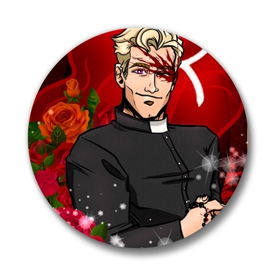 Dream Daddy: Cult Joseph Pinback Buttons