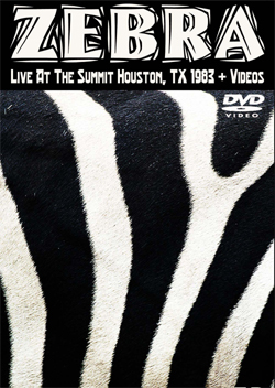 ZEBRA Live At The Summit Houston, TX 1983 + Videos DVD