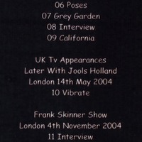 RUFUS WAINWRIGHT THE COLLECTORS CHOICE VOL.1 DVD - Thumbnail 1