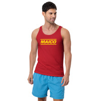 MAICO Gold Bars Logo Men's Moto Tank Top - Thumbnail 2