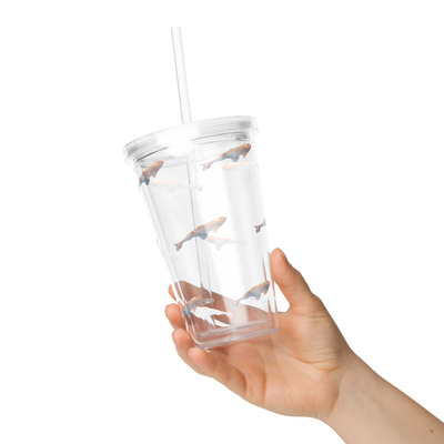 Clear plastic tumbler - Garden 1