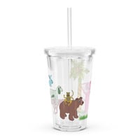 WOR "Elery The Elephant" Clear Plastic Tumbler - Thumbnail 2