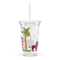 WOR "Elery The Elephant" Clear Plastic Tumbler - Thumbnail 3