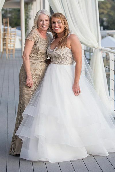 Champagne Mother Dresses Simple Lace Wedding Guest Mother Of the Bride /Groom Formal Dress