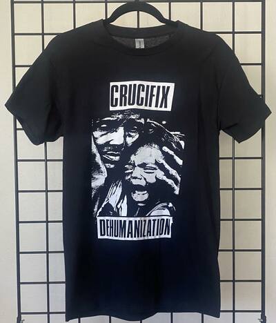 CRUCIFIX - DEHUMANIZATION T-SHIRT (MEDIUM) (LARGE)