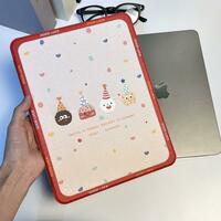 Donut Pattern Rotatable Cover For iPad Mini Air IPMC309 - Thumbnail 4