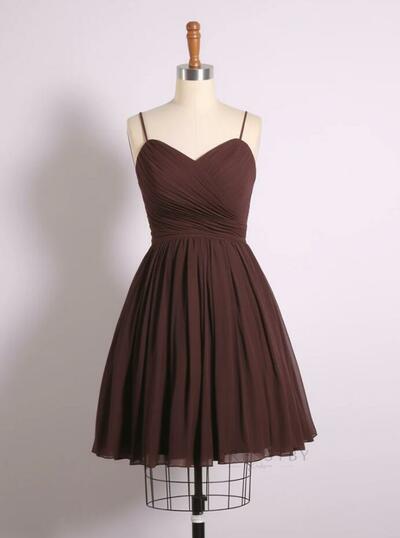 Straps Sexy Short Homecoming Dresses