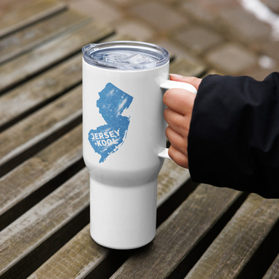 jERSEY kOOL Travel mug with a handle