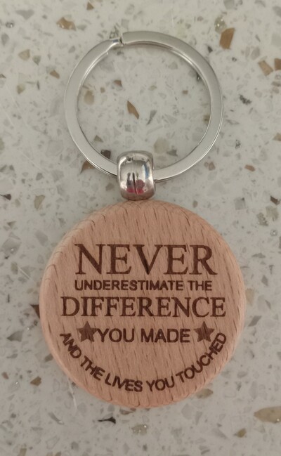 #245 Difference Made keyring