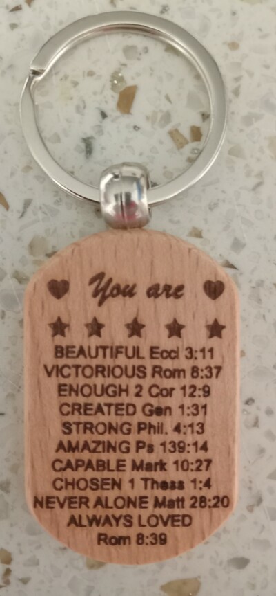 #254 You Are...keyring