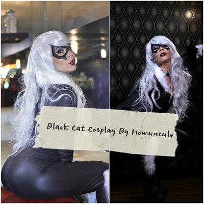 Black Cat Cosplay Digital Set