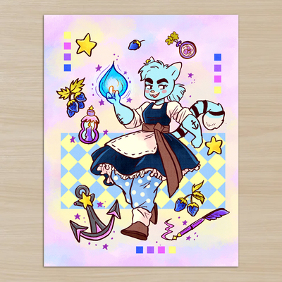 Captain Wendy (OC) Print 8.5" x 11"