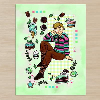 Hugo (OC) Print 8.5" x 11"