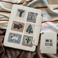 Cover With Knitting Pattern For iPad Pro New iPad Air Mini IPMC502 - Thumbnail 1