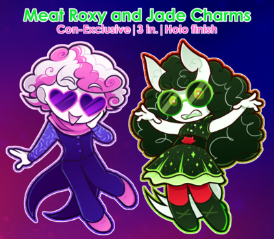Meat Roxy Jade charms