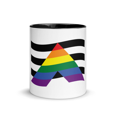 Ally Flag Mug with Color Inside