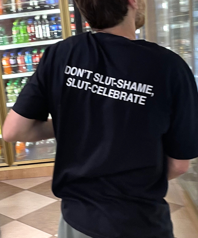 Free Shipping-DON'T SLU* SHAME,SLU* CELEBRATE TEE