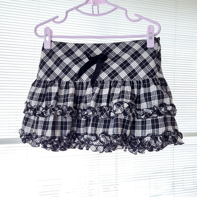 Punk Gyaru Check Skirt