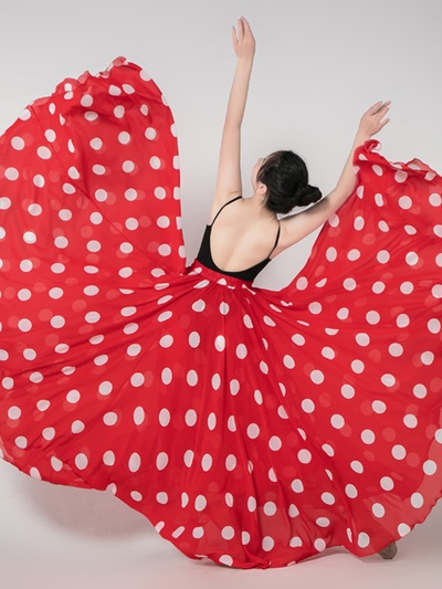 POLKA DOT Chiffon Skirt, Beach Skirt Outfit, Full Long Chiffon Skirt , Summer Wedding Maxi Chiffon Skirt