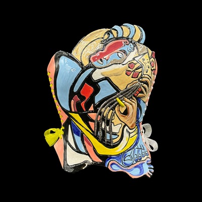 Strum 3 piece wearable ceramic corset by: Nicole Moan