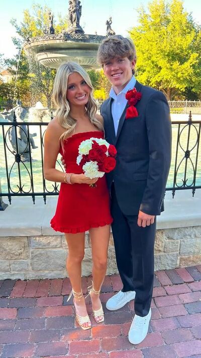 Red Bodycon Homecoming Dresses, Strapless Mini Party Gown