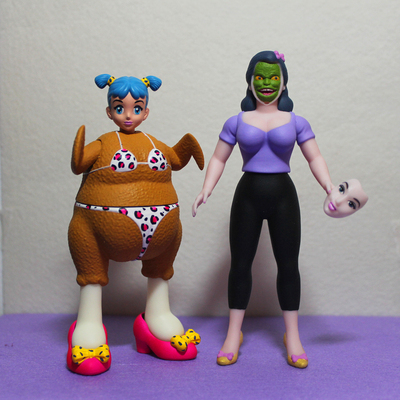 Chicken Idol- Alien wifey pack