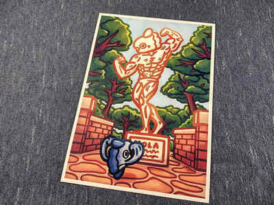 Mola Statue Mini Print