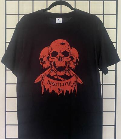 DISCHARGE - THE PRICE OF SILENCE T-SHIRT (MEDIUM) (LARGE)