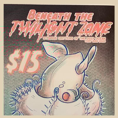 Beneath the Twilight Zone Risograph Zine
