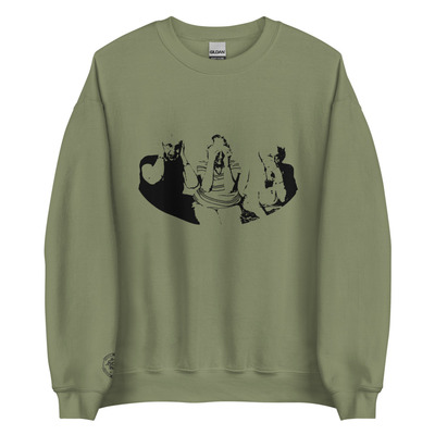 Monkeys in black Unisex Sweatshirt
