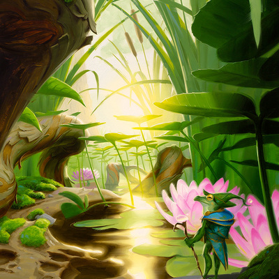 Island - summer, mtg bloomburrow - Thumbnail 4