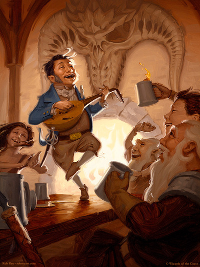 Tavern Bard, D&D 5th Edition Handbook