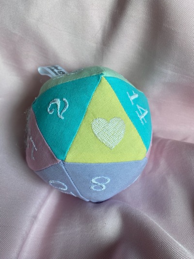 Pastel Small Plush D20