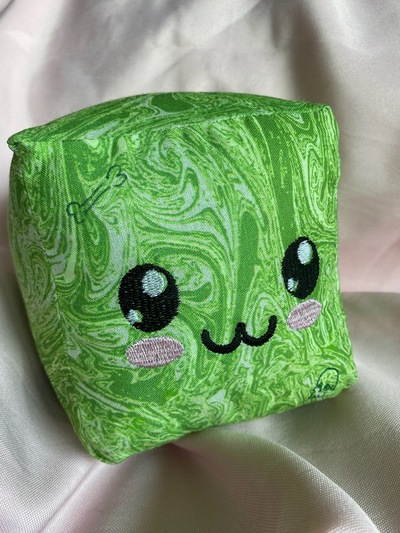 Swirly Green Jellycube Plushie