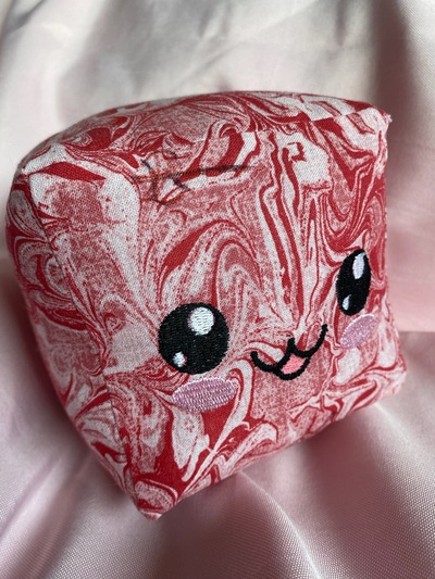 Swirly Red Jellycube Plushie